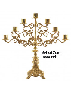 Candelabro Altar 7 Velas...