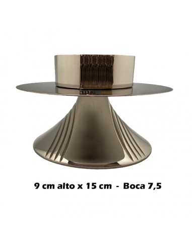 Candelero Base Cono Con Rayas...