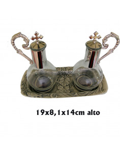 Caliz Metal Dorado Grabado...