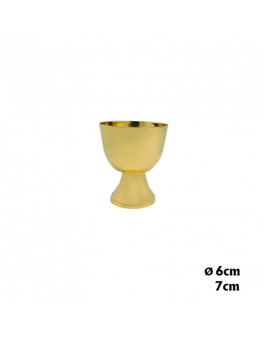 Vinajera Metal Dorada Labrada Ref 744