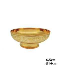 Copon Patena Metal Dorada...