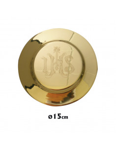 Patena Caliz Metal Dorada...