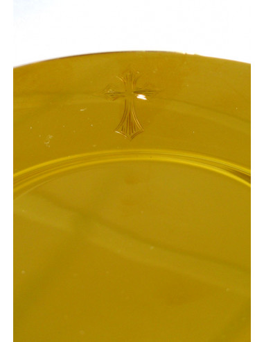 Patena Caliz Metal Dorada Ihs Grabado...