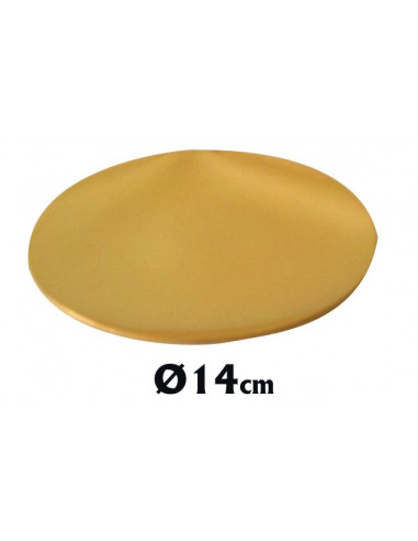 Patena Caliz 14Cm Lisa Dorada N572