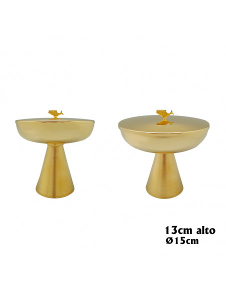 Copon Comunion Dos Especies Con Caliz Bañado Orotapa Con Pez