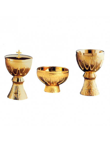 Caliz Dorado Labrado Cruz N5020