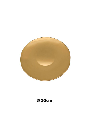 Patena Caliz Laton Dorada 20cm