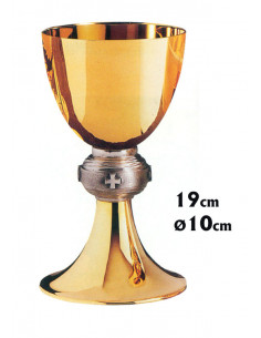 Caliz Metal Dorado Rayado...