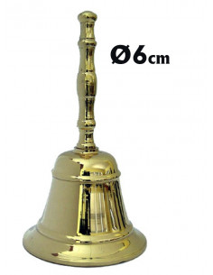 Campana Bronce 6Cm Dorada...
