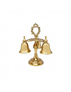 Carrillon 3 Campanas Dorado...