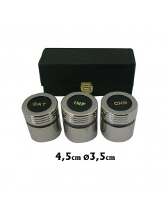 Crismera 3 Vasos Niquelados...