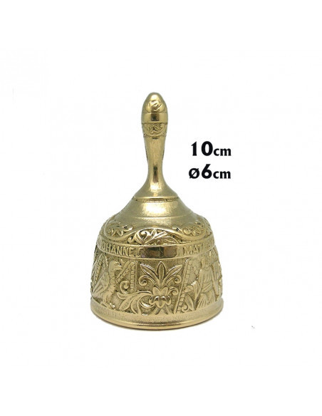 Portaviatico Caja Dorada Placa Superior Relieve Plateada Ultima Cena 6.2X2 Cm