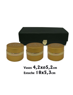 Crismera 1 Vaso Dorado Con...