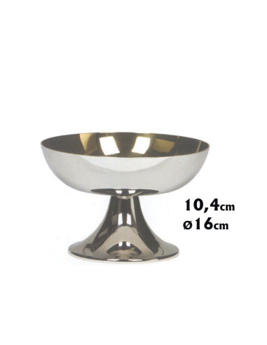 Copon Patena Acero Inox Pie Alto Liso...