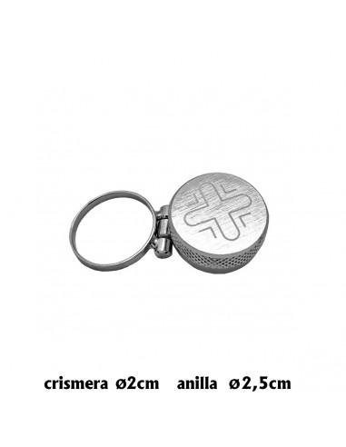 Crismera Simple Metal Con Anilla N553