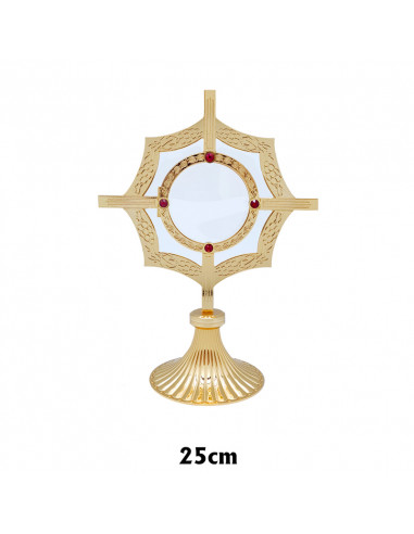 Custodia Dorada Octogonal Con Uvas Y...