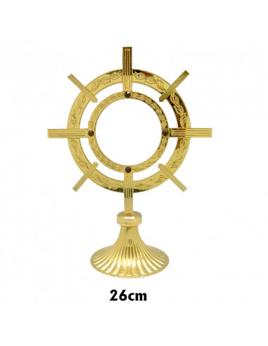 Custodia Dorada Circular Lisa Pie...