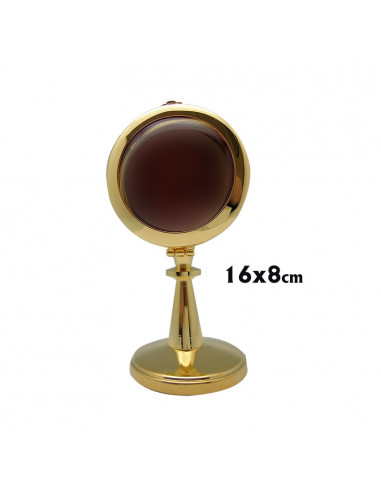 Portarelicario Dorado Con Base 16Cm...
