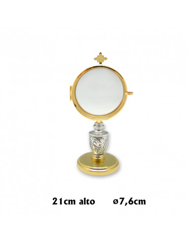 Custodia Dorada 20cm Sencilla Pie...