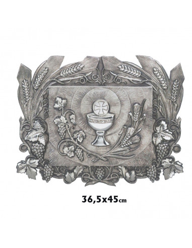 Custodia Metal Dorada Lisa Forma...