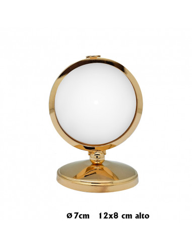 Custodia Mini Metal Dorado 12x8cm Base De 7cm