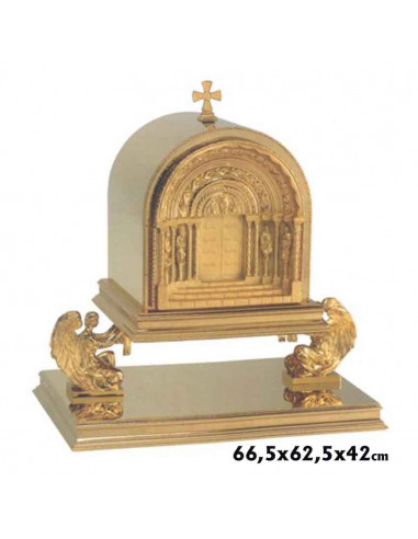Sagrario Puerta Romanica Metal Dorado...