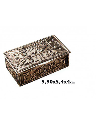 Custodia Mini Metal Dorado 17X8cm...