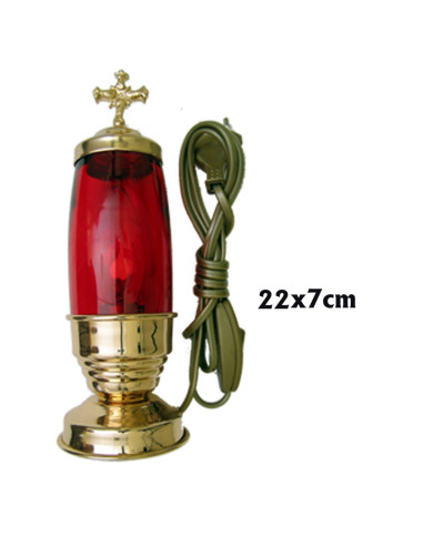 Lampara Del Santisimo Dorada 22X7cm...