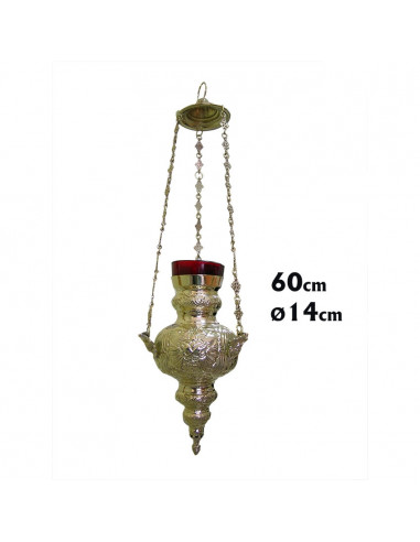 Incensario Metal Niquel Liso Con...