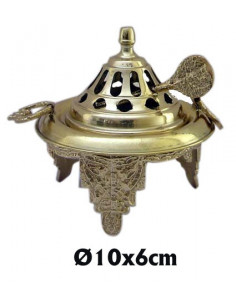 Medalla Plata 10Mm Padre Pio