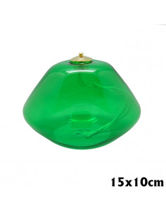Lampara Cristal Verde...