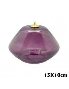 Lampara Cristal Morada...