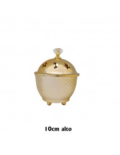 Incensario Dorado 9. 5X8cm...