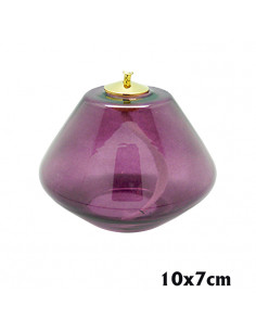 Lampara Cristal Morada...
