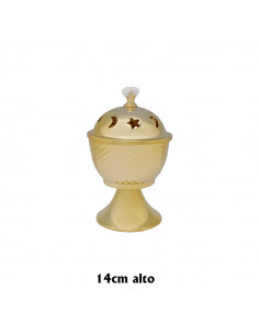 Incensario Dorado 14X8cm...