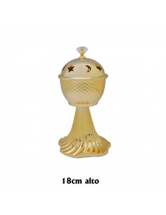 Incensario Dorado 18X10cm...