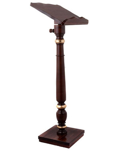 Atril Sede Madera Alto Columna...