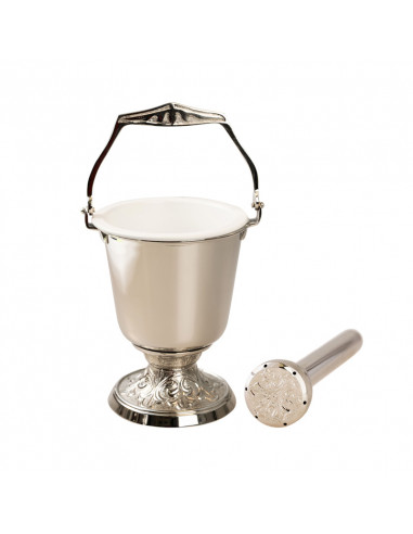 Caldereta Niquel con Hisopo Pie...