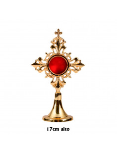Relicario Dorado Cruces 17 cm