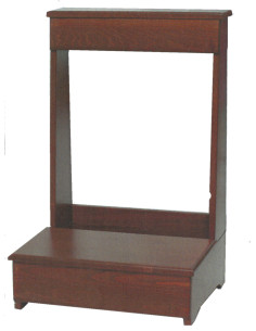 Reclinatorio Madera Oscuro