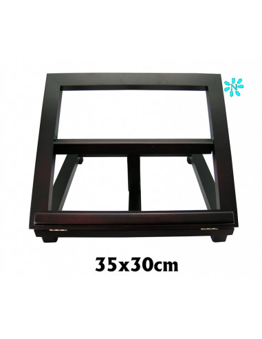 Atril Madera 25X30cm Tono Oscuro