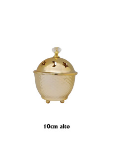 Incensario Dorado 9. 5X8cm...
