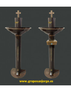 Pila Agua Bendita Con Pie...