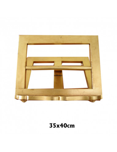 Atril Madera Altar 40x35cm Dorado