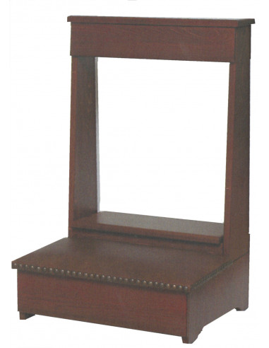 Reclinatorio Madera Oscuro Con Cajon...