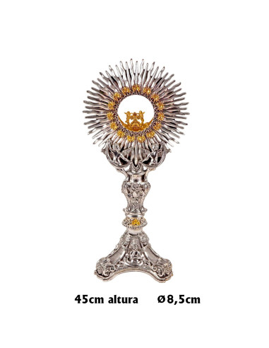 Custodia Bicolor con Angeles y Flores...