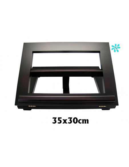 Atril Madera 30X42cm Tono Oscuro