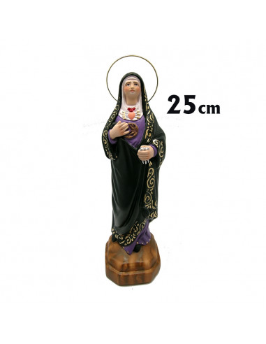 Virgen Dolorosa Esc 25Cm