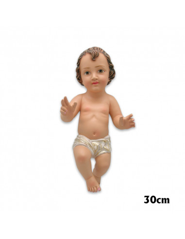 Niño Jesús Esc 30Cm Ojos Cristal