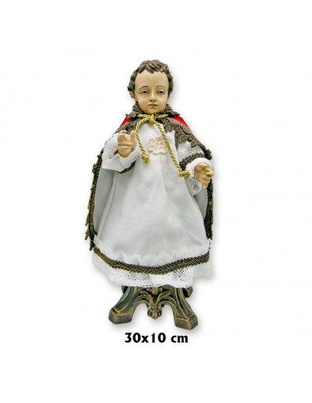 Niño Jesús Vestido Mar 30X10cm Decorado Bendiciendo Fin